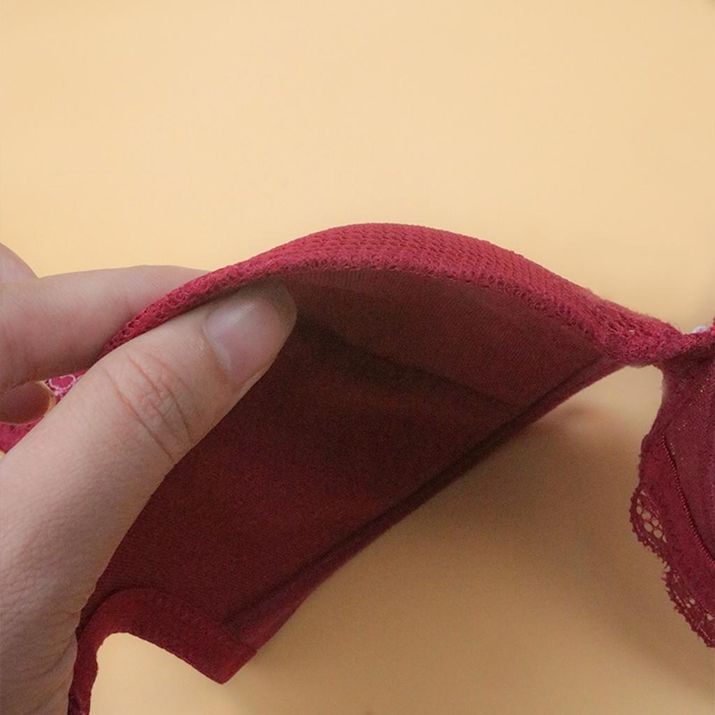 Áo Lót Nâng Ngực Nữ Đệm Mỏng Lỗ Thông Hơi LUPERI LP83 có gọng thoáng mát tốt cho ngực to ngực cho con bú ngực sau sinh