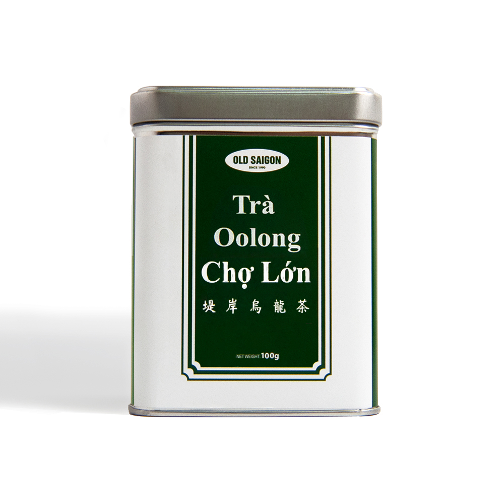 Trà ô long Chợ Lớn hộp thiếc 100 gr hàng chính hãng Oldsaigon