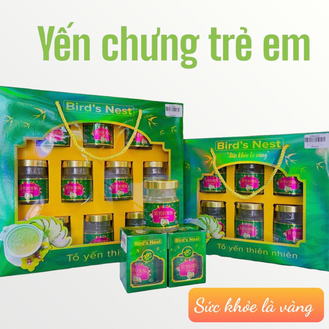 set 10 hủ yến KIDS hàng Bird`s Nest