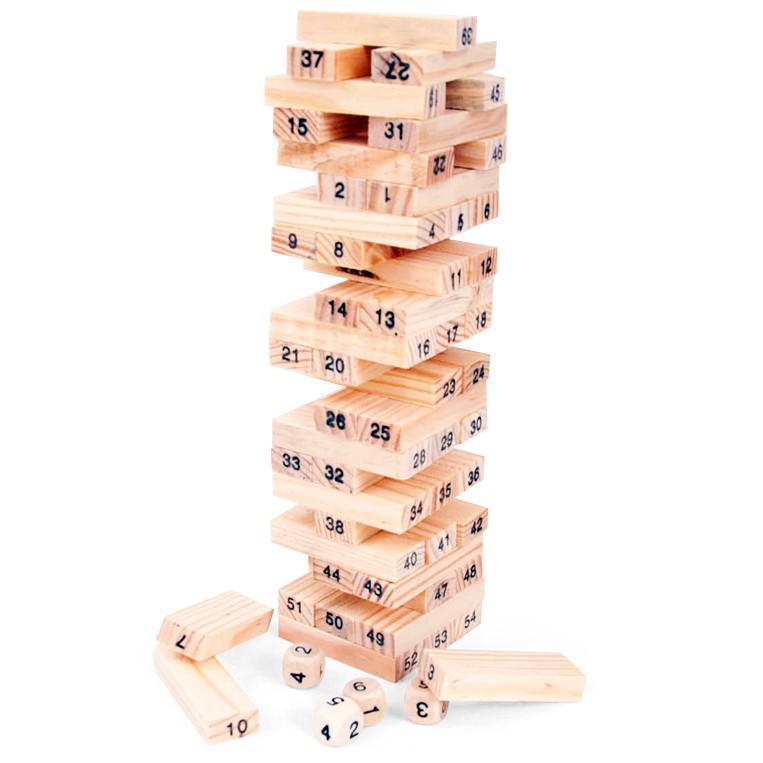 Đồ chơi rút gỗ 54 thanh cho bé