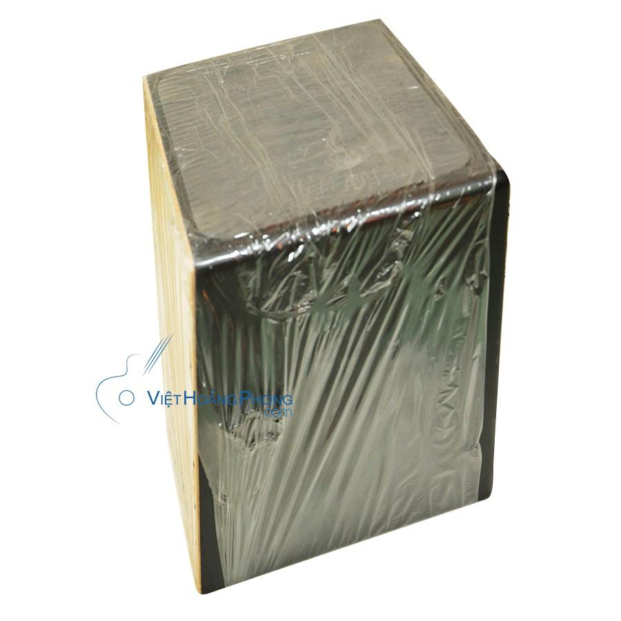 Trống Cajon Handmade Thái Lan TCHAIKA có Snare - Mặt Xéo Trắng