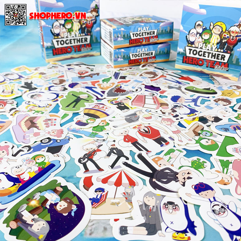Sticker Play Together nhân vật Hero Team