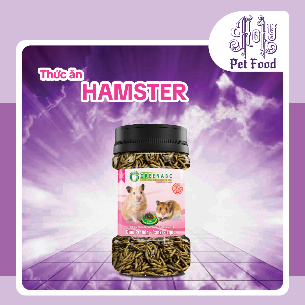 Thức ăn cho Chuột HAMSTER - Mượt lông, tiêu hóa tốt, phát triển toàn diện - hộp 10g và 480g