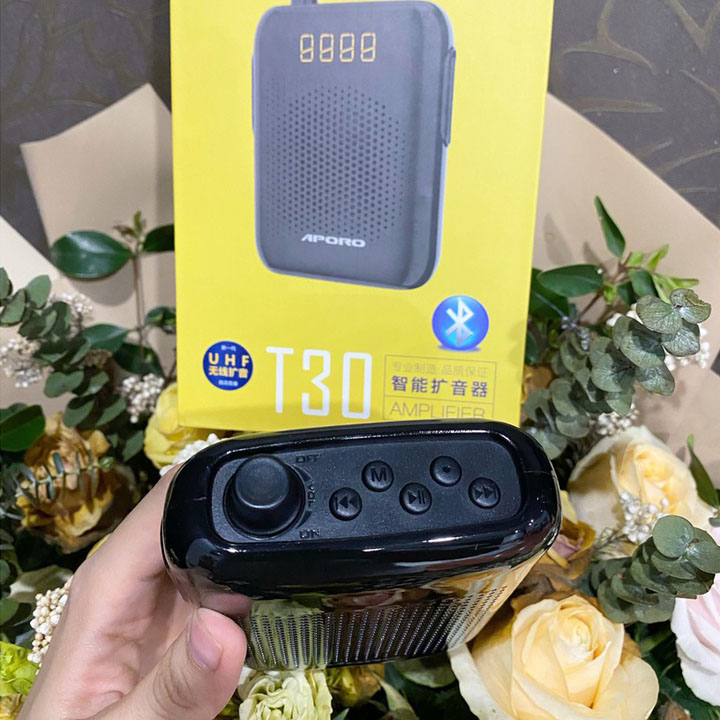 Máy trợ giảng Aporo T30 Micro không dây, loa Bluetooth hàng chính hãng