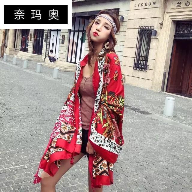 Khăn choàng bohemian - Khăn choàng đi biển