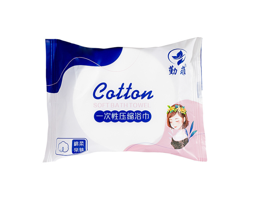 Khăn Tắm Nén Du Lịch, Khăn Tắm Dạng Viên Mẫu Cô Gái Dùng Một Lần Chất Liệu Cotton, Nhỏ Gọn Tiện Lợi GD730-KhanCG