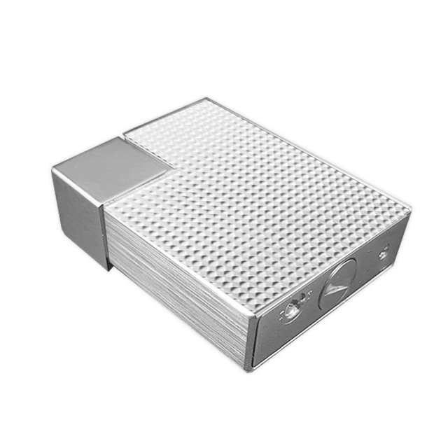 Hộp Qụet Bật Lửa Ga Đá CA02 Hình Vuông Họa Tiết Khắc Hoa Văn Đẹp Độc Lạ