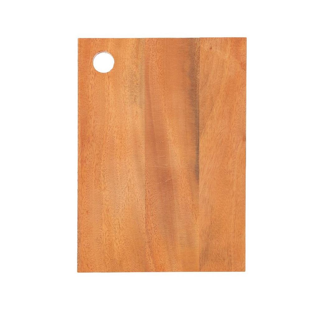 Bộ cối chày gỗ đường kính 12cm kèm thớt gỗ chữ nhật kích thước 25 x 20 x 2cm