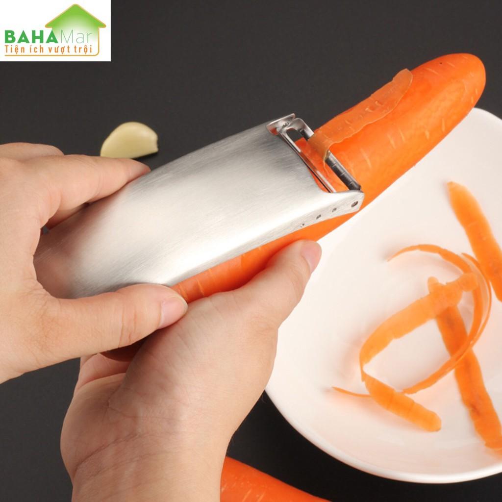 DỤNG CỤ GỌT VỎ CỦ QUẢ ĐA NĂNG BẰNG THÉP KHÔNG GỈ bền chắc chắn, dễ sử dụng gọt bổ tách vỏ tất cả các loại trái