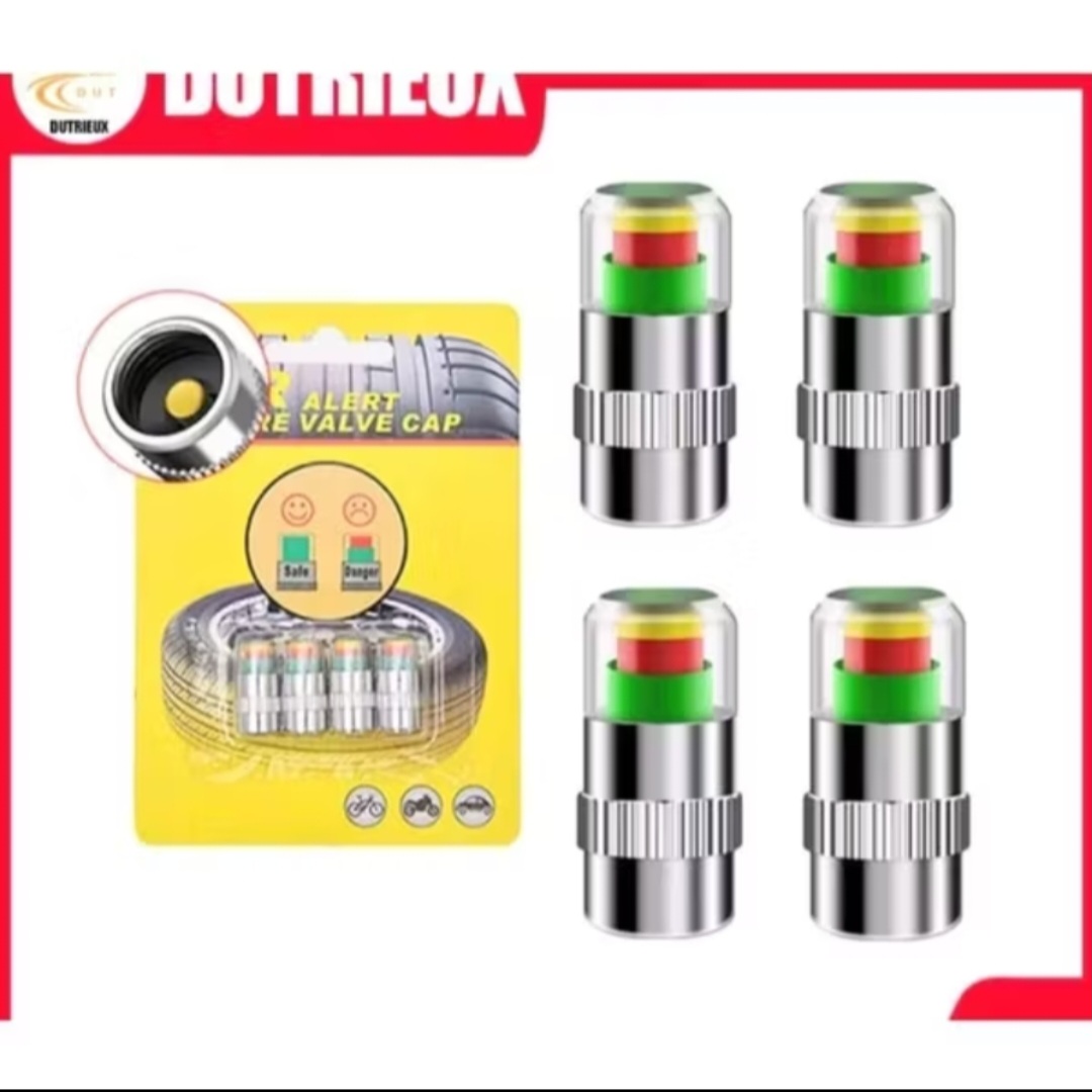BỘ 4 CÁI NẮP ĐẬY CHÂN VAN XE MÁY ÔTÔ XE ĐIỆN ĐO ÁP XUẤT LỐP THÔNG MINH CỰC ĐẸP CHẤT LƯỢNG