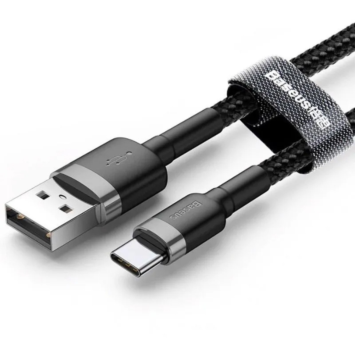 Cáp sạc nhanh Baseus 3A Cafule USB to Type-C dây TPE cao cấp truyền data cực nhanh dài 1M cho Android ( nhiều màu ) - Hàng chính hãng