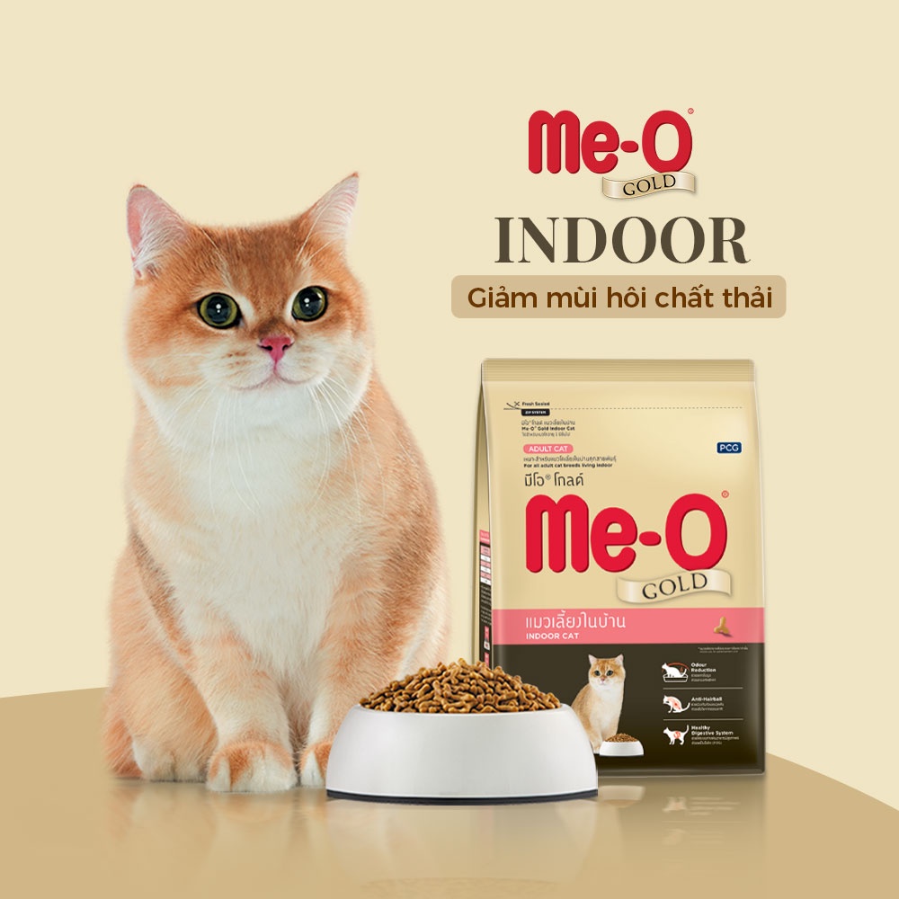 Thức Ăn Mèo Cao Cấp Me-O Gold Indoor 1.2kg