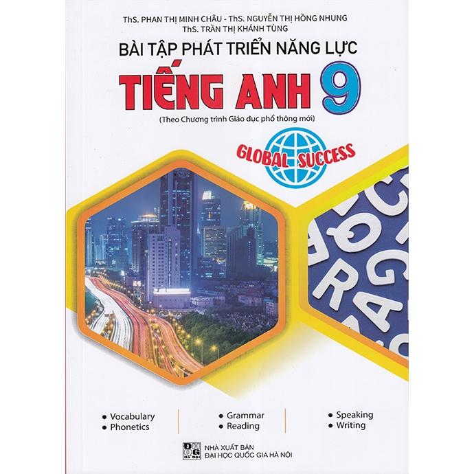 Sách - Bài tập phát triển năng lực Tiếng anh 9 - Global Success (Theo chương trình GDPT mới)