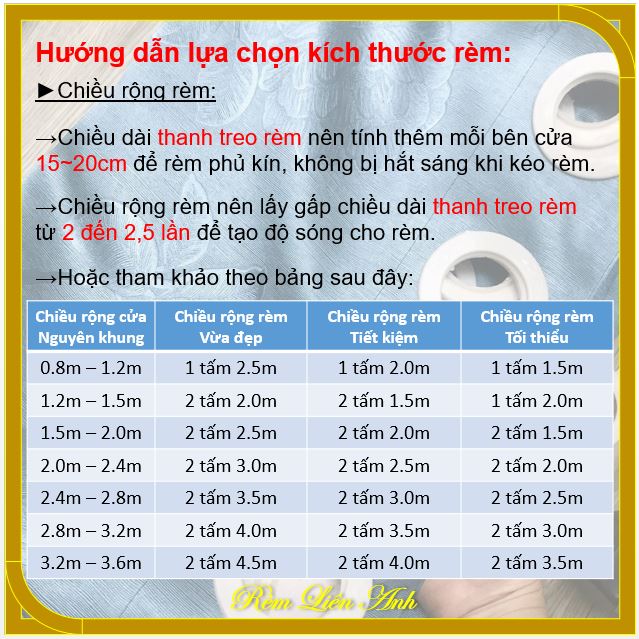 [Rèm may sẵn ô rê] Rèm cửa chính, rèm cửa sổ, ngăn phòng chống nắng, cách nhiệt - Màu xanh họa tiết hoa hồng