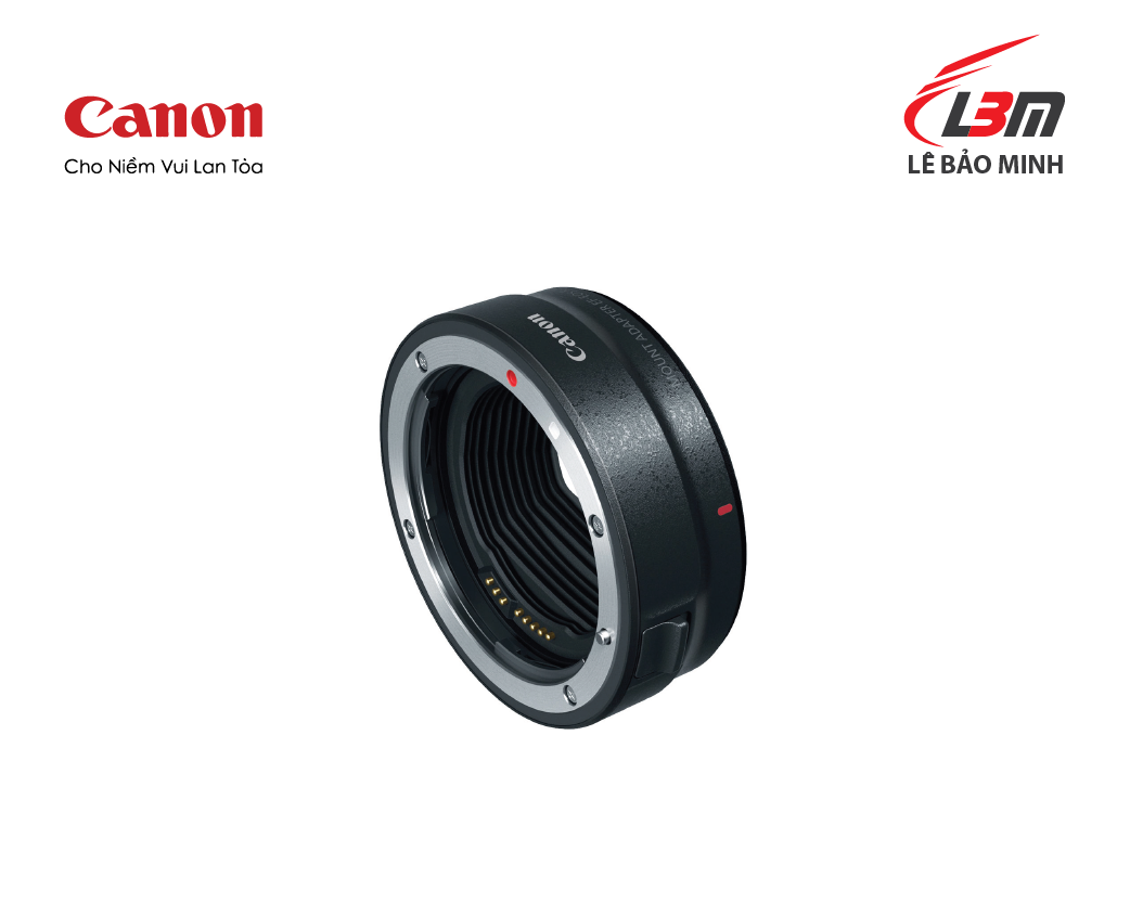 Ngàm Ống Kính Canon EF-EOS R(dành cho ống kính Canon EF/EF-S) - Hàng Chính Hãng Lê Bảo Minh