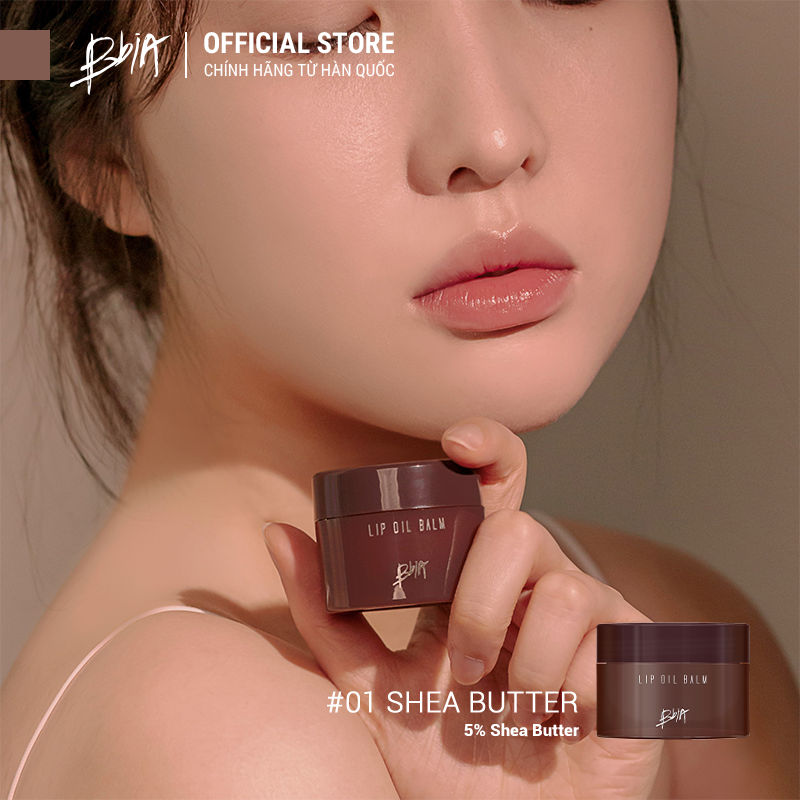 Sáp dưỡng môi Bbia Lip Oil Balm – #01 Shea Butter