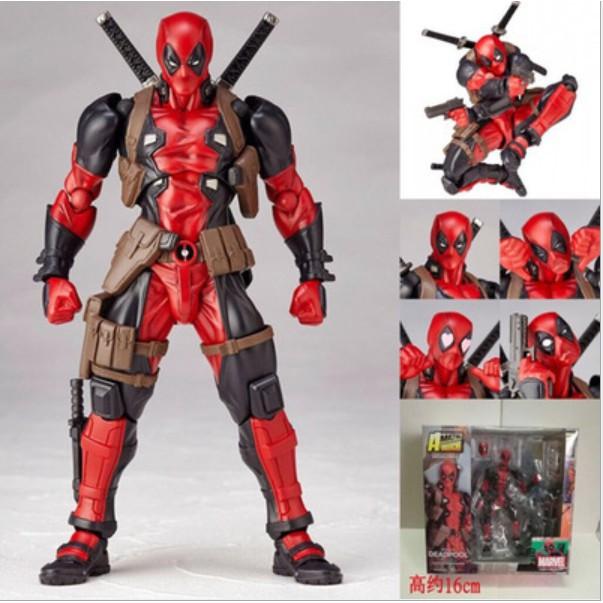 Mô hình Nhân Vật Phim điện ảnh Deadpool màu đỏ đậm tươi sắc nét phụ kiện loại 1