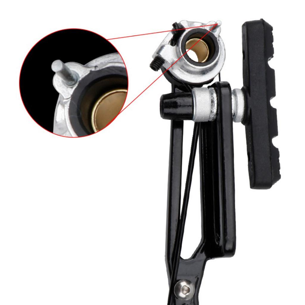 2 Pairs  V Brake Set Replacement Long Arm for Front/Rear Wheel Black