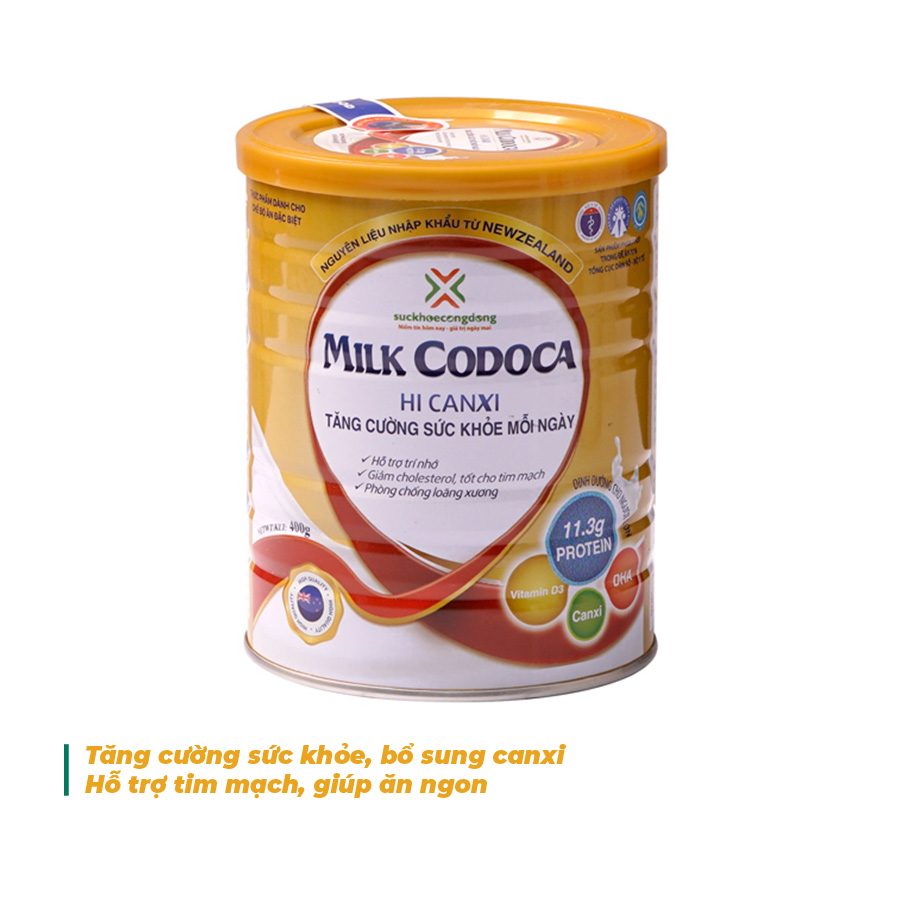 Codoca Hi Canxi Sản phẩm phân phối trong đề án 818 Tổng cục dân số – Bộ Y Tế