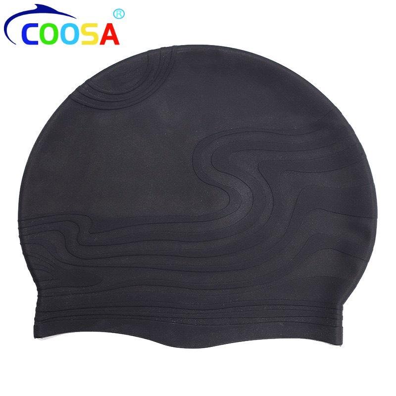 Mũ bơi người lớn COOSA - SC4606 chất liệu Silicone cao cấp ngăn ướt tóc