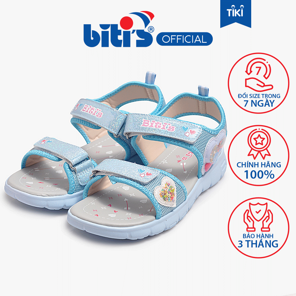 Sandal Eva Phun Bé Gái Biti's BEG000600XDG (Xanh Dương)