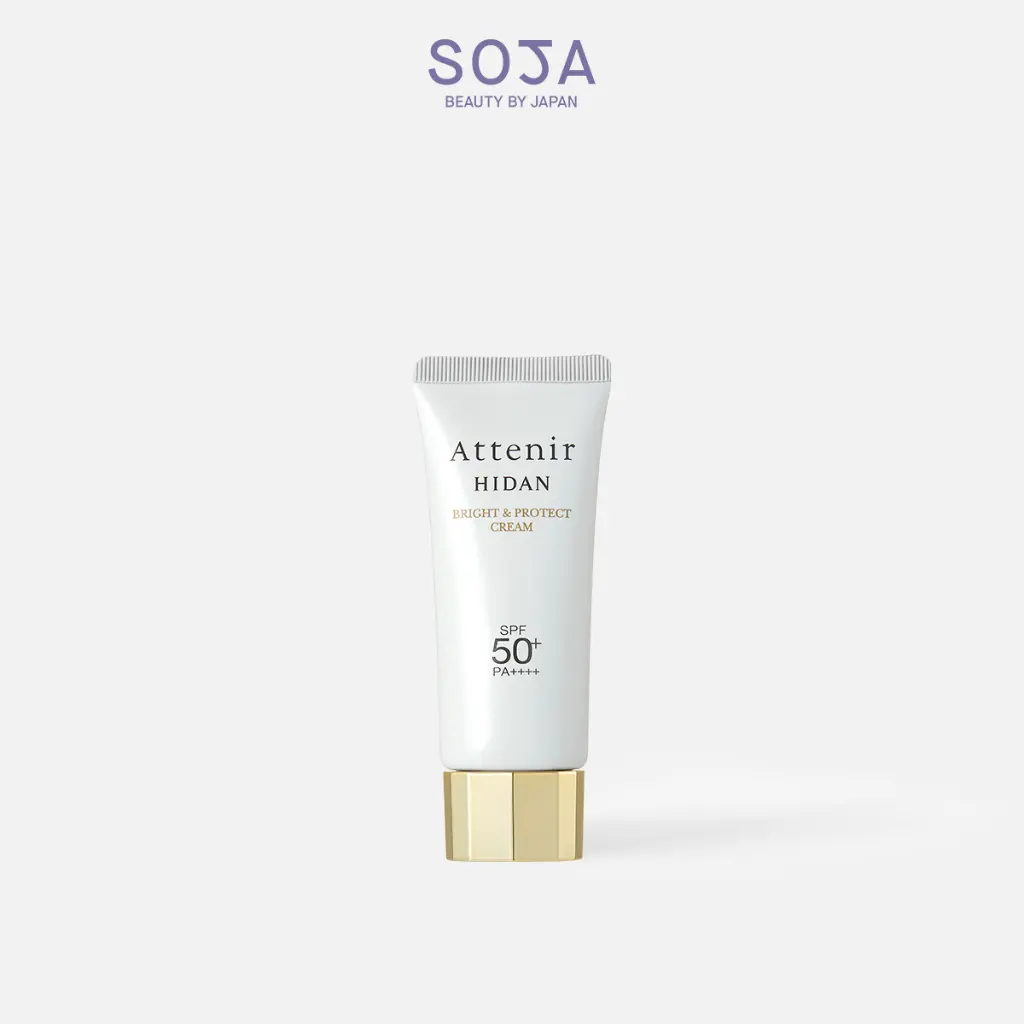 Kem chống nắng dưỡng sáng và bảo vệ da SPF 50+ PA ++++ 40g Attenir Hidan Bright & Protect Cream