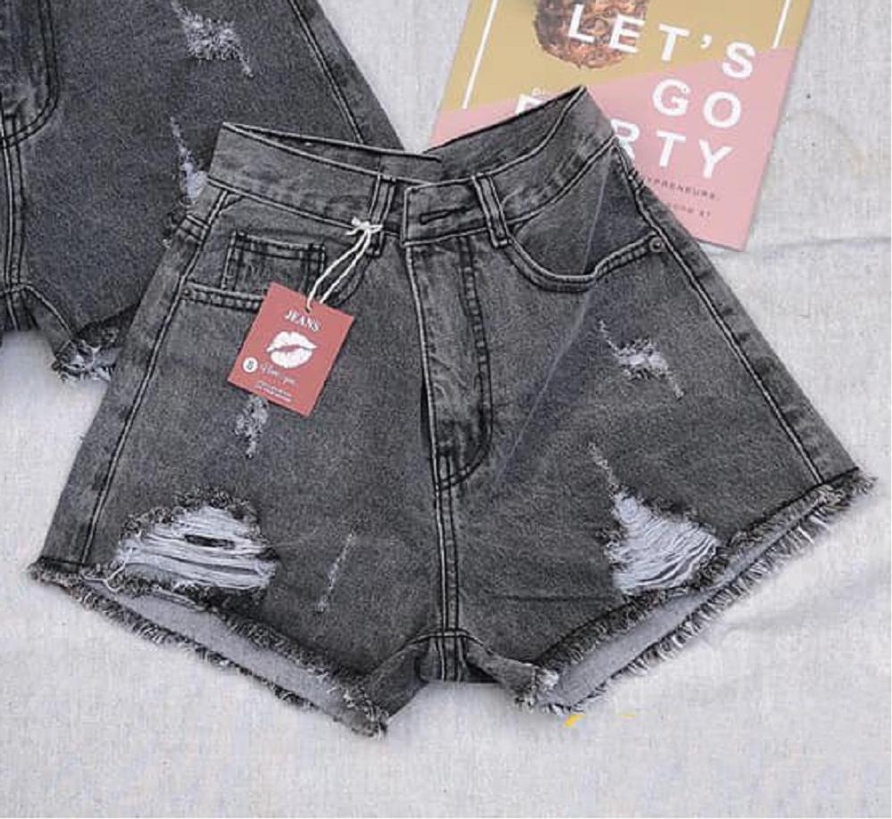 QUẦN SHORT JEAN NỮ RÁCH - GV3112