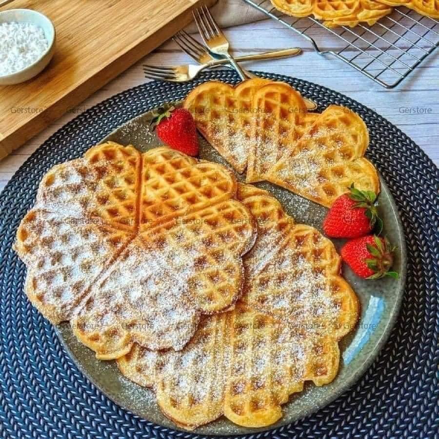 Máy Làm Bánh WAFFLE IDEEN WELT, Công Suất 1200W, Nhập Đức, BH 12 Tháng