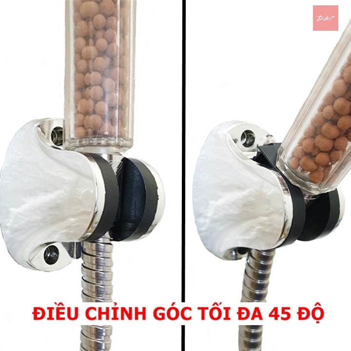 Vòi tắm hoa sen tăng áp cao cấp lọc nước công nghệ nano- Hàng chính hãng