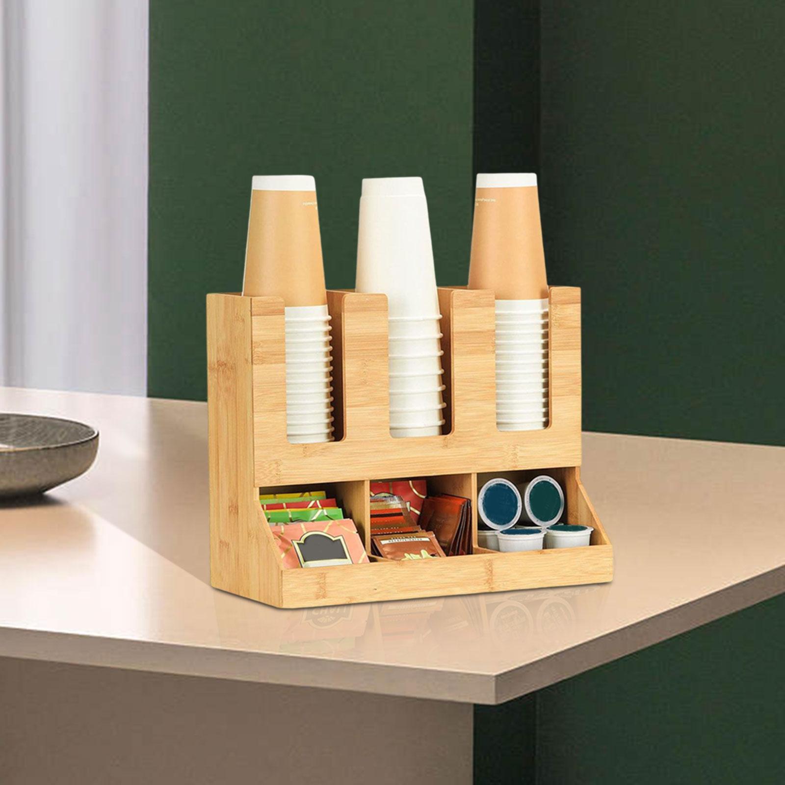 Organizer Breakroom Accessories Caddy Coffee Bar Accessories Organizer for Gatherings
