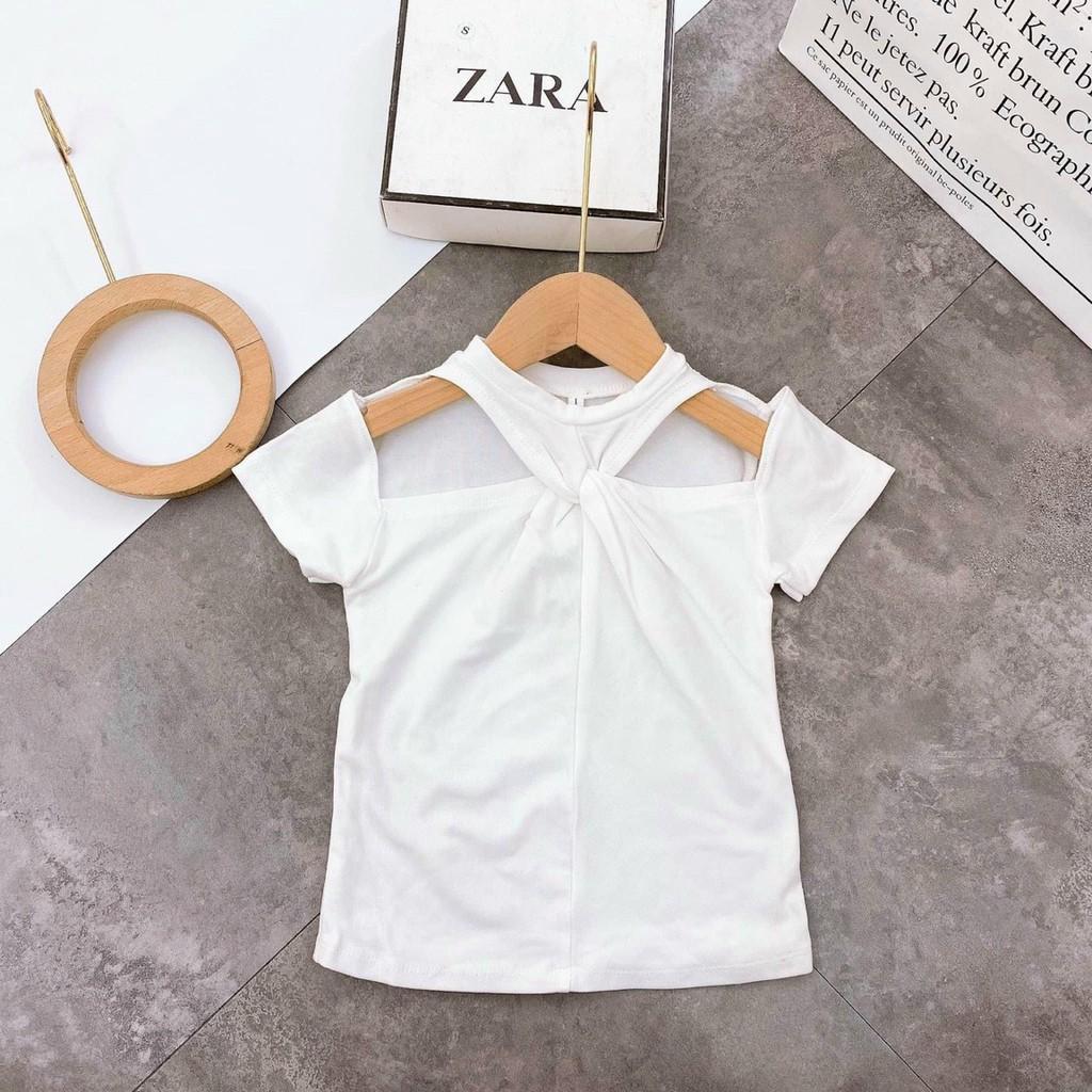 Áo thun phong cách cho bé gái size 8-40kg chất cotton mềm mịn mát