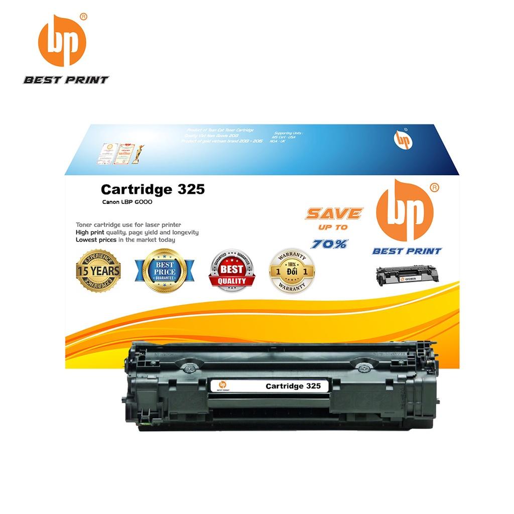 Hộp mực in BEST PRINT Cartridge 325 dùng cho máy in Canon LBP 6000 ( dùng mực 85A), MF3010 - HÀNG CHÍNH HÃNG