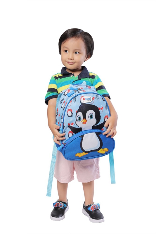 Ba Lô Mẫu Giáo Buddy-Penguin B-12-101 Xanh