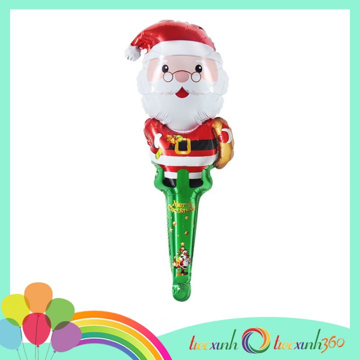 Bong bóng Noel cầm tay 60 cm