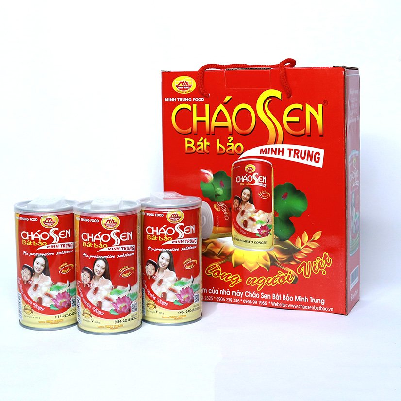 Cháo Sen Bát Bảo Minh Trung Lốc 3 lon