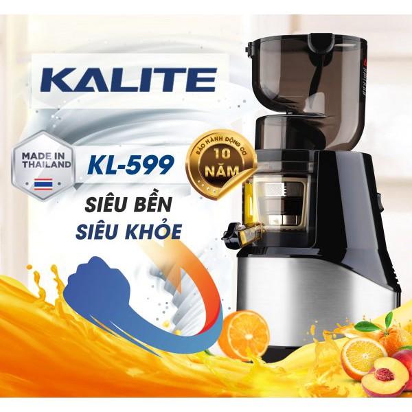 Máy ép chậm Kalite KL 599, ép kiệt, dễ dàng vệ sinh - Hàng chính hãng