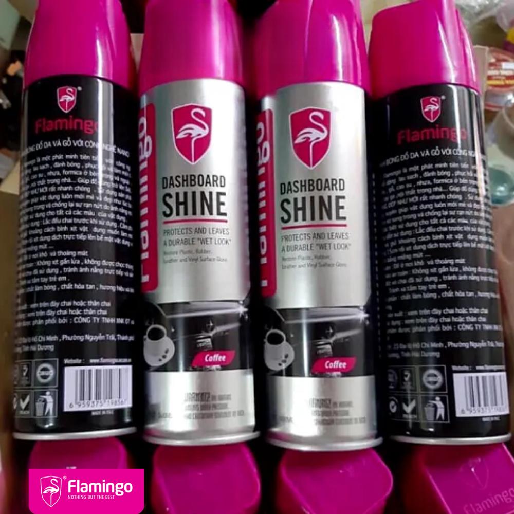 Combo Xịt Vệ Sinh Đa Năng F002 &amp; Dưỡng Bóng Nội Thất Hương Cà Phê F096 Siêu Sạch Và Bóng Loáng