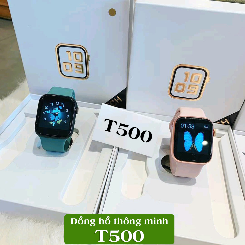 Đồng hồ thông minh T500 nghe gọi trực tiếp trên đh , nhận thông báo app , sử dụng tiếng Việt , thay hình nền cá nhân tùy ý