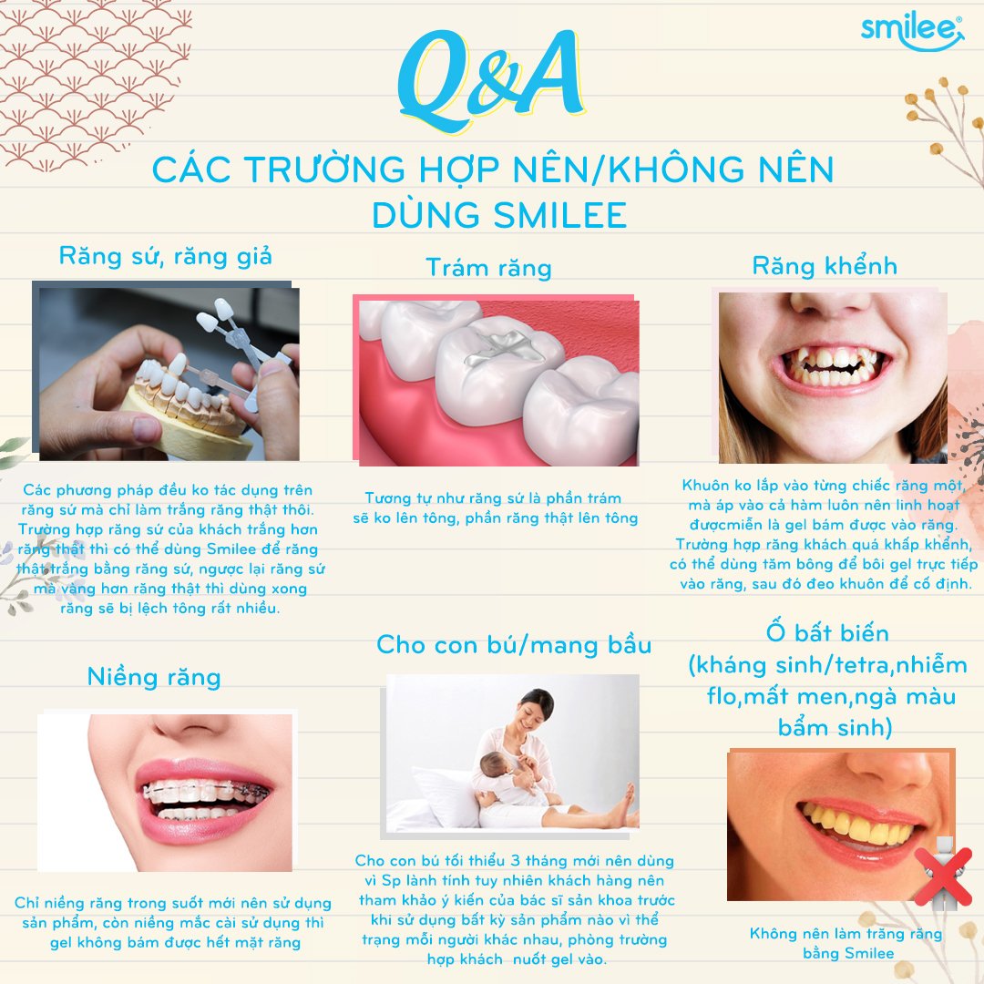 Bộ 2 gel tẩy trắng răng an toàn không ê buốt Smilee- Hàng chính hãng nhập khẩu từ Mỹ có chứng nhận ISO - [Combo tiết kiệm]