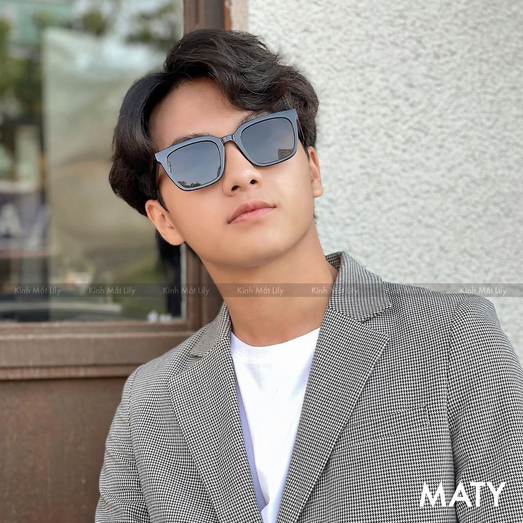 Kính mát nam nữ LILYEYEWEAR mắt vuông chống UV400 nhựa cao cấp thời trang BST Hè Maty