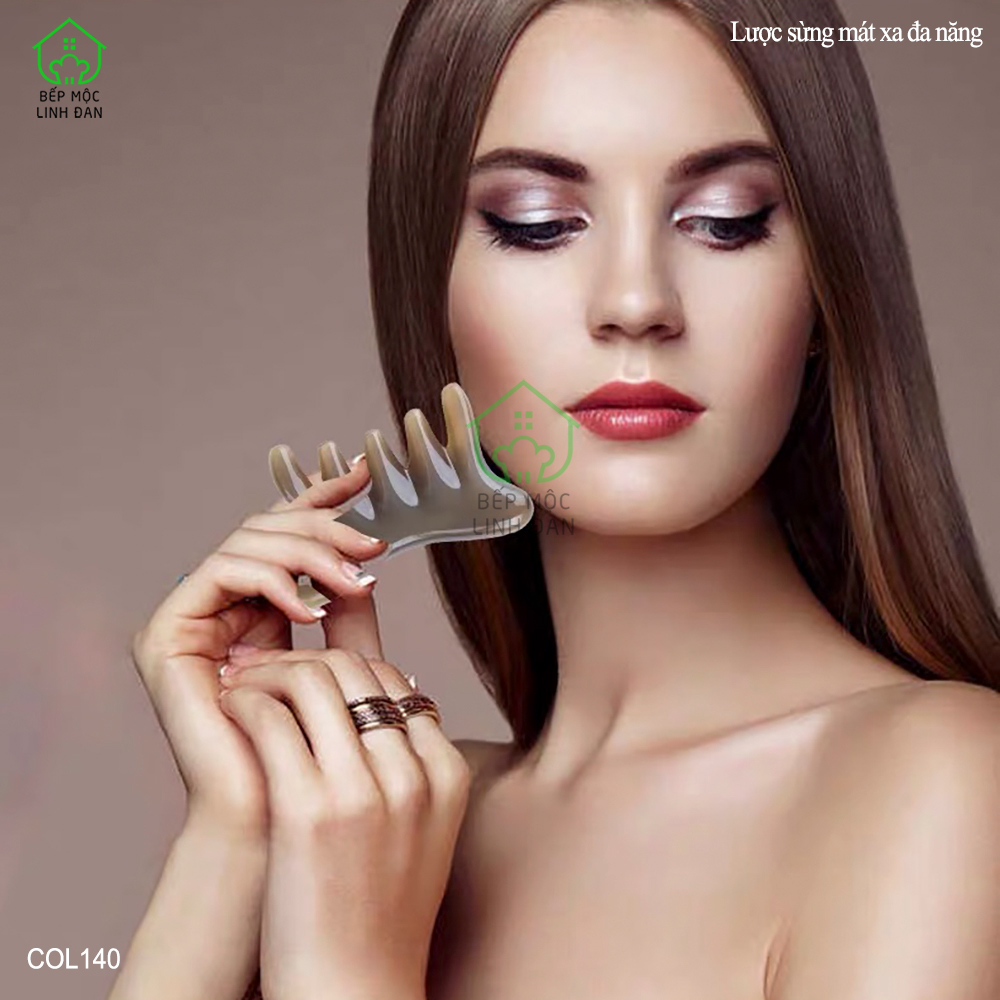 Lược Sừng Đa Năng Thần Thánh Chuyên dụng Massage