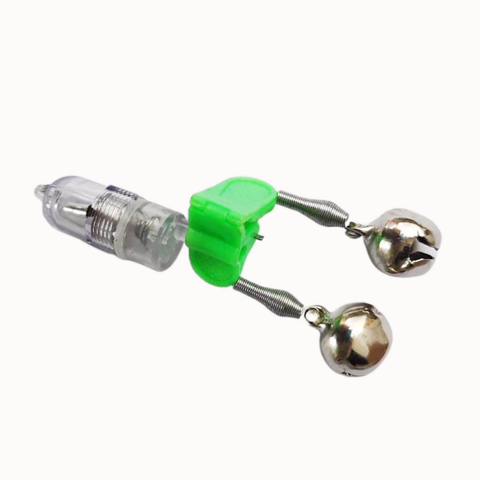 10Pcs Dual Bells  Bite Lure Alarm for Night Fishing Outdoor Surf Fishing