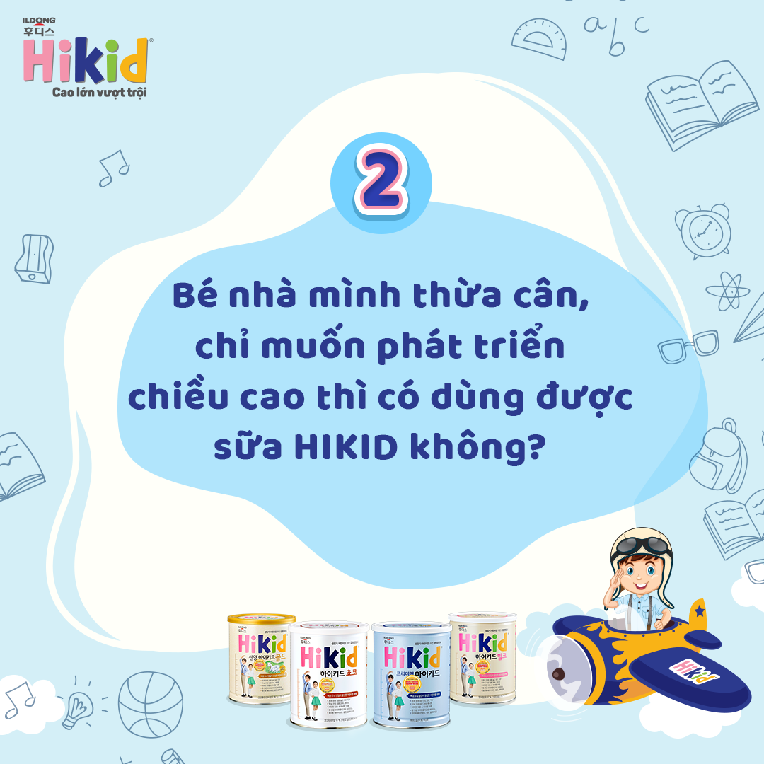 Combo 2 hộp sữa Hikid hương Vani - Nhập khẩu Hàn Quốc