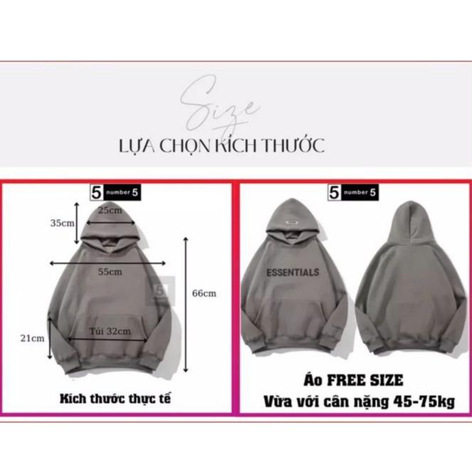 Áo hoodie nam nữ BASIC MAN form rộng vải nỉ có mũ chùm đầu 2 lớp - AHD BM 002