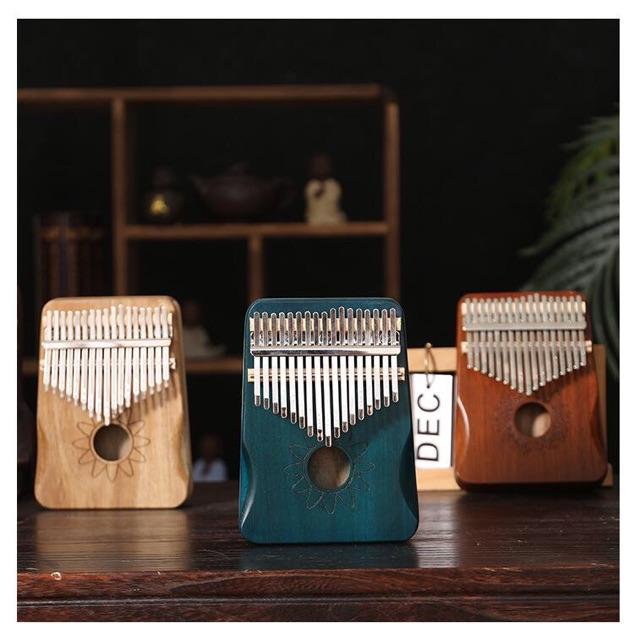 ĐÀN KALIMBA GỖ MAHOGANY CAO CẤP 17 phím-Tặng full phụ kiện