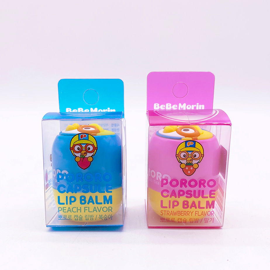 Son dưỡng môi trẻ em Pororo Capsule Lip Balm dưỡng ẩm hiệu quả an toàn cho bé Hàn Quốc 5,8g