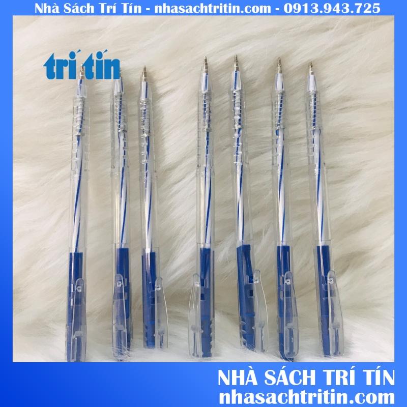 Bút bi TP-027 màu xanh đen đỏ đầu nhỏ 0.5mm (VPP TRÍ TÍN)