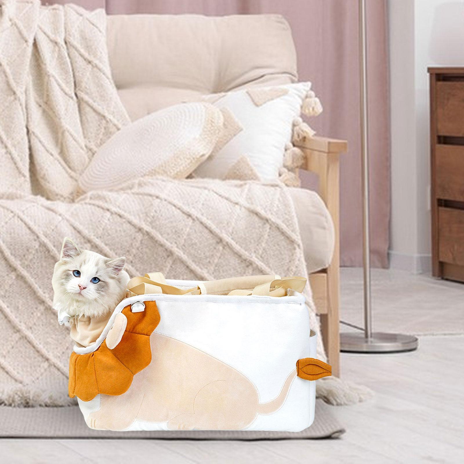 Pet Cat Shoulder Bag Pouch Hand Tote Cat Carrier Pattern Travel