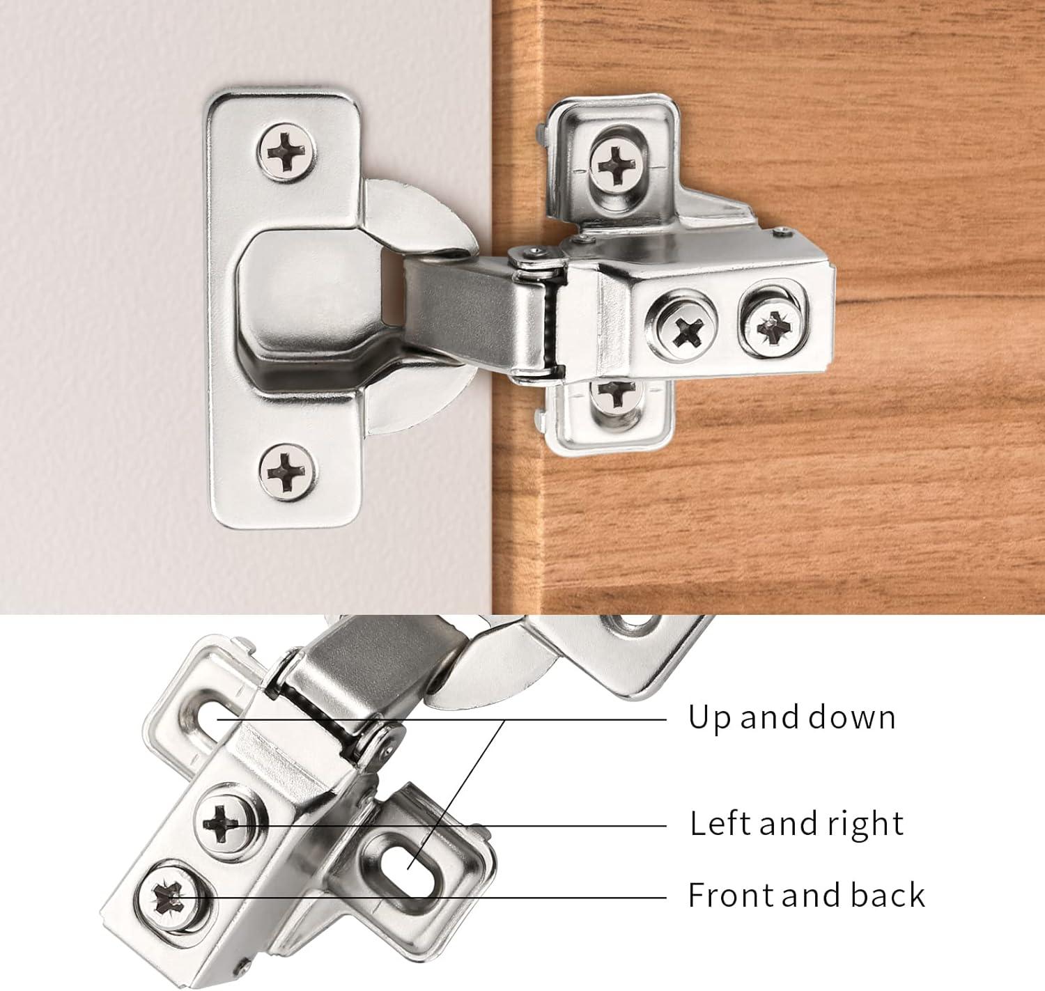 2 PCS Full Overlay Đóng Tủ Đóng bản lề Face Face Frame CRODE CORE