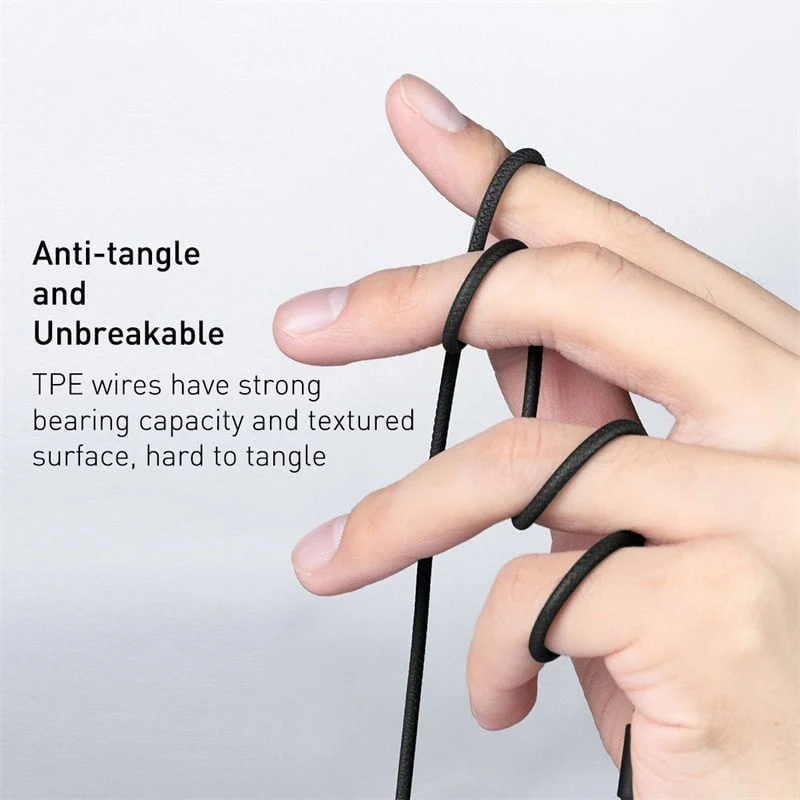 Tai nghe có dây Baseus Encok 3.5mm H19 - Hàng Chính Hãng